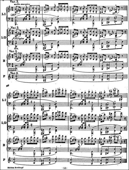 6首帕格尼尼大练习曲-Thema mit Variationen Etude Nr.6-钢琴谱