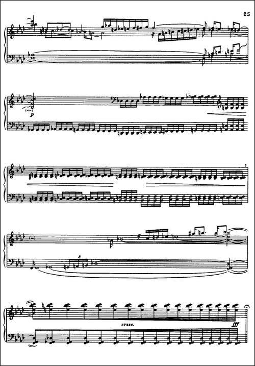 24 Preludes and Fugues Part.2 Op.45-24首前奏曲与赋格·第二部分·17-钢琴谱