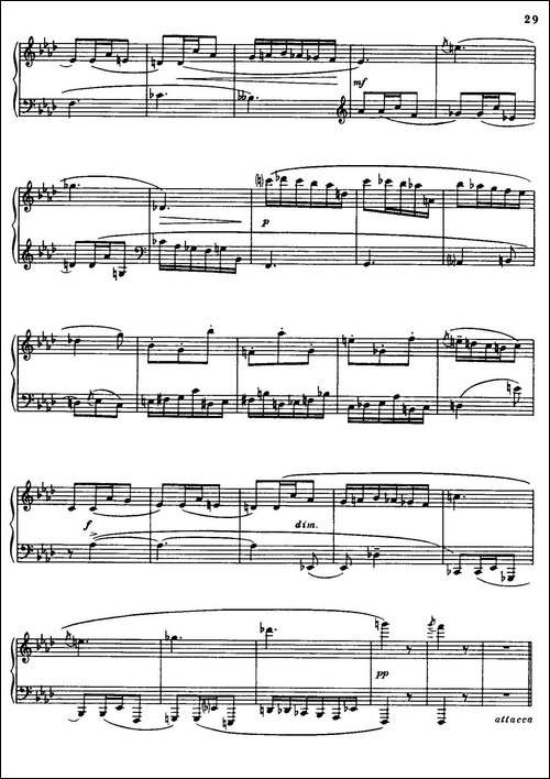 24 Preludes and Fugues Part.2 Op.45-24首前奏曲与赋格·第二部分·18-钢琴谱