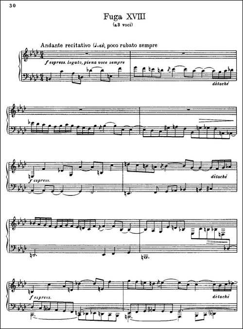 24 Preludes and Fugues Part.2 Op.45-24首前奏曲与赋格·第二部分·18-钢琴谱