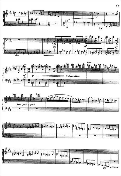 24 Preludes and Fugues Part.2 Op.45-24首前奏曲与赋格·第二部分·19-钢琴谱