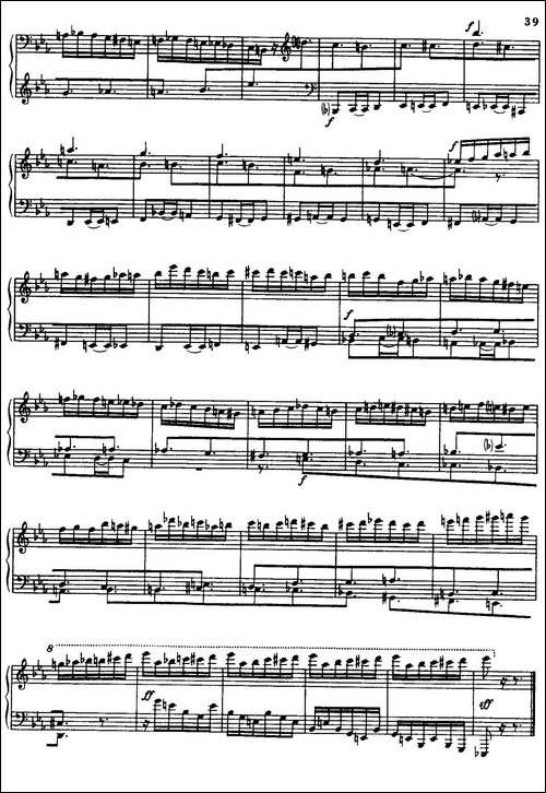 24 Preludes and Fugues Part.2 Op.45-24首前奏曲与赋格·第二部分·19-钢琴谱