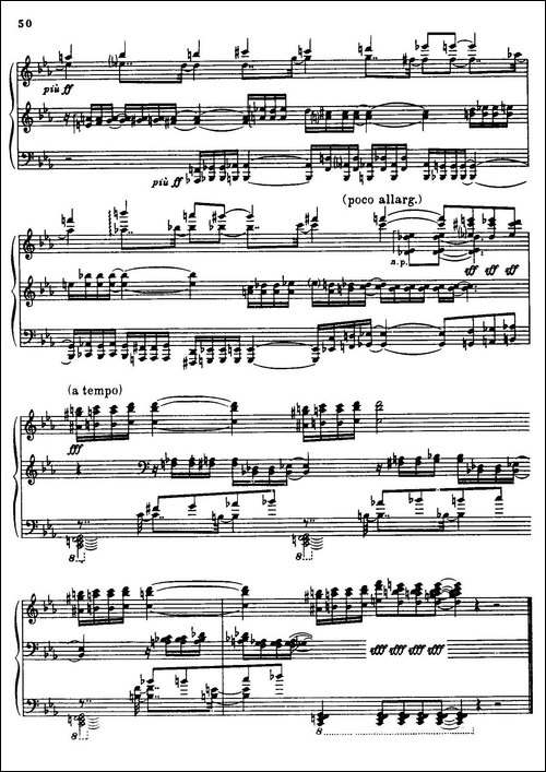 24 Preludes and Fugues Part.2 Op.45-24首前奏曲与赋格·第二部分·20-钢琴谱
