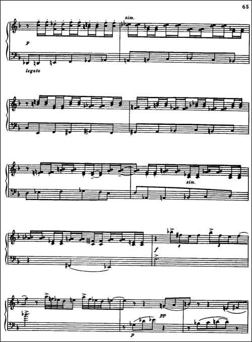 24 Preludes and Fugues Part.2 Op.45-24首前奏曲与赋格·第二部分·23-钢琴谱