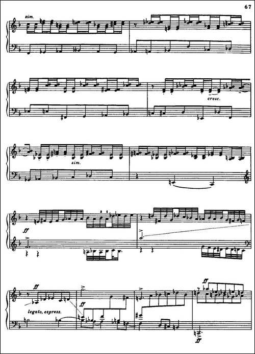 24 Preludes and Fugues Part.2 Op.45-24首前奏曲与赋格·第二部分·23-钢琴谱