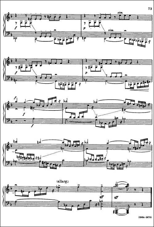 24 Preludes and Fugues Part.2 Op.45-24首前奏曲与赋格·第二部分·24-钢琴谱