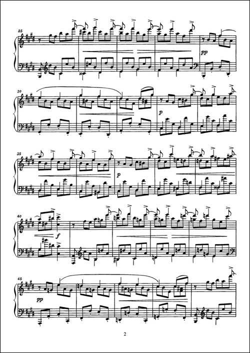 Arabesques Op.4-阿拉伯风格曲-1-钢琴谱