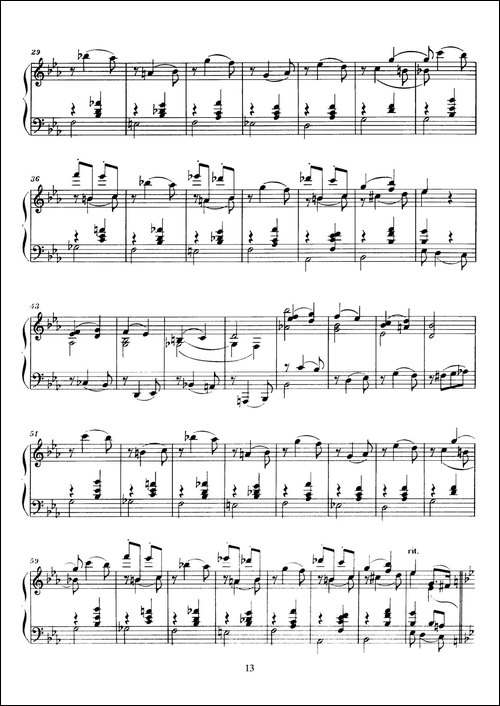 Arabesques Op.4-阿拉伯风格曲-3-钢琴谱