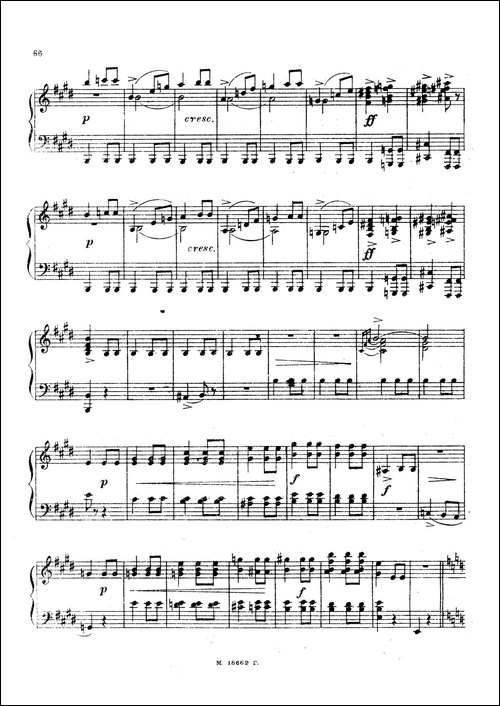 Arabesques Op.4-阿拉伯风格曲-4-钢琴谱