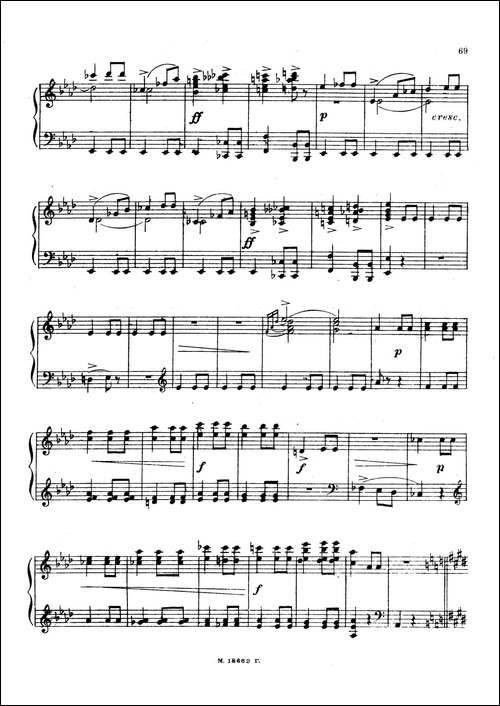 Arabesques Op.4-阿拉伯风格曲-4-钢琴谱