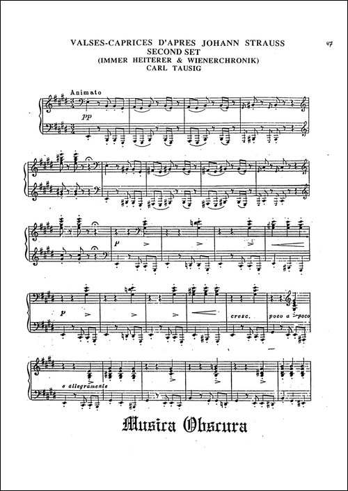 5 Valses Caprices-5首随想圆舞曲·第2集-钢琴谱
