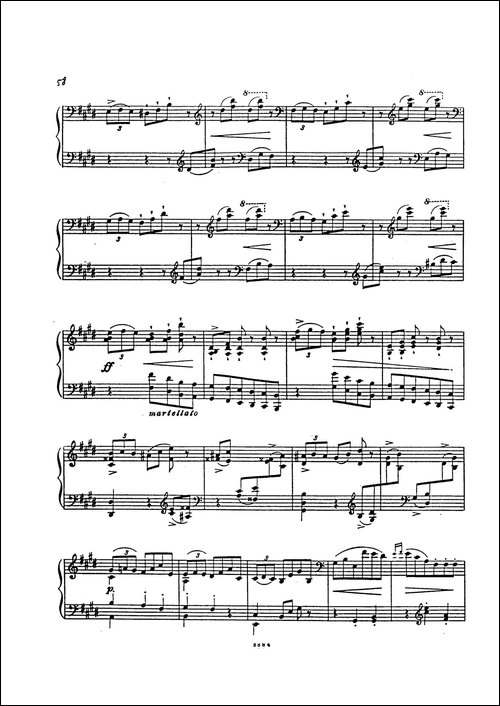 5 Valses Caprices-5首随想圆舞曲·第2集-钢琴谱