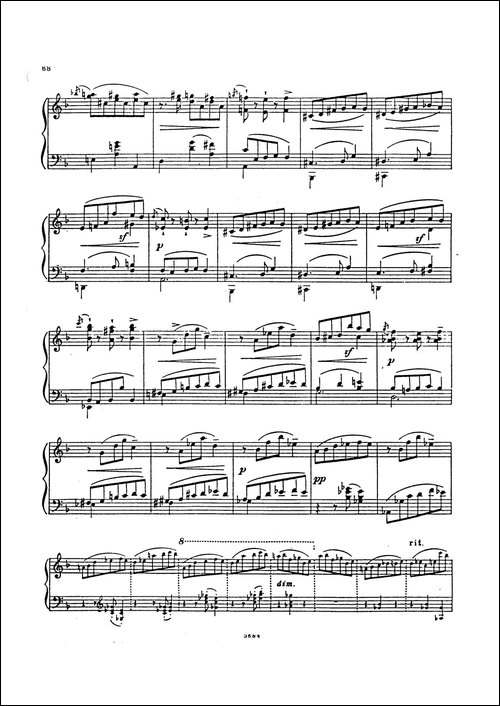 5 Valses Caprices-5首随想圆舞曲·第2集-钢琴谱