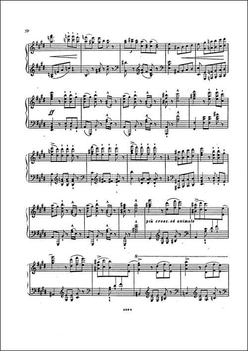 5 Valses Caprices-5首随想圆舞曲·第2集-钢琴谱