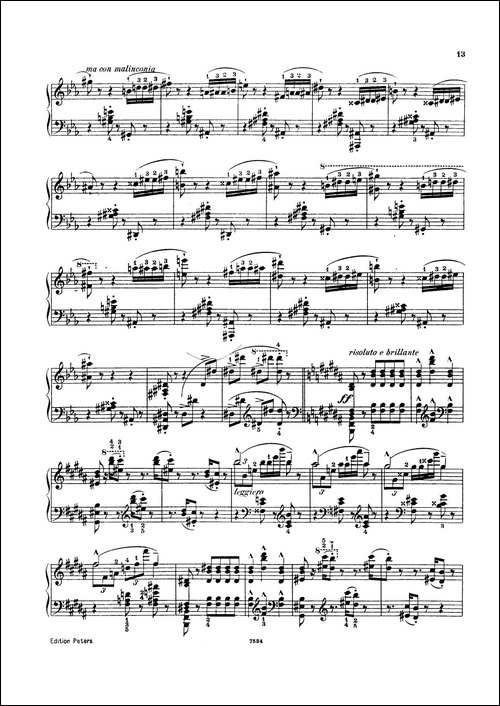 5 Valses Caprices-5首随想圆舞曲·第1集-钢琴谱
