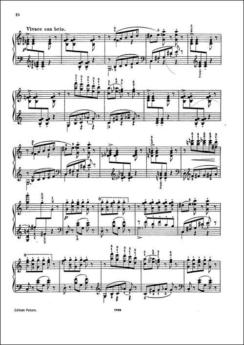 5 Valses Caprices-5首随想圆舞曲·第1集-钢琴谱