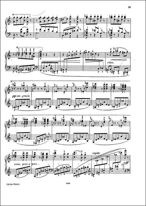 5 Valses Caprices-5首随想圆舞曲·第1集-钢琴谱