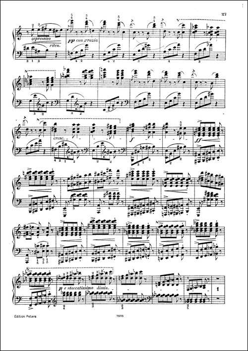 5 Valses Caprices-5首随想圆舞曲·第1集-钢琴谱