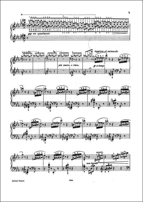5 Valses Caprices-5首随想圆舞曲·第1集-钢琴谱