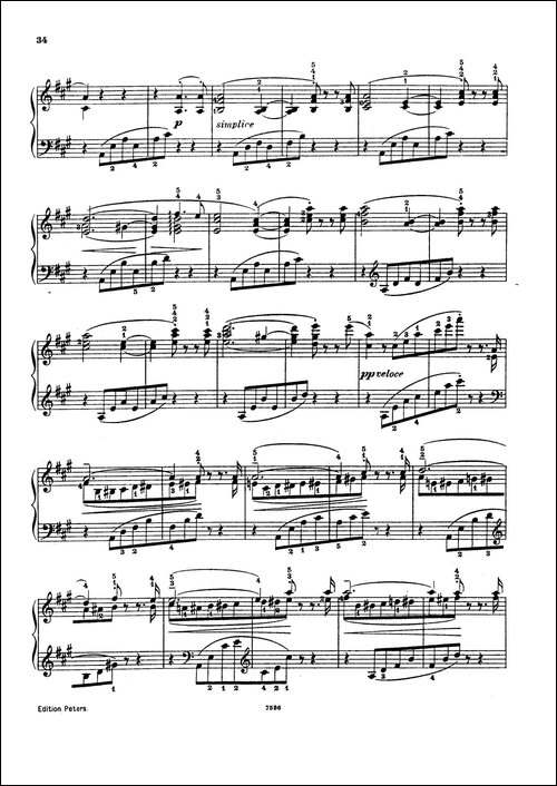 5 Valses Caprices-5首随想圆舞曲·第1集-钢琴谱