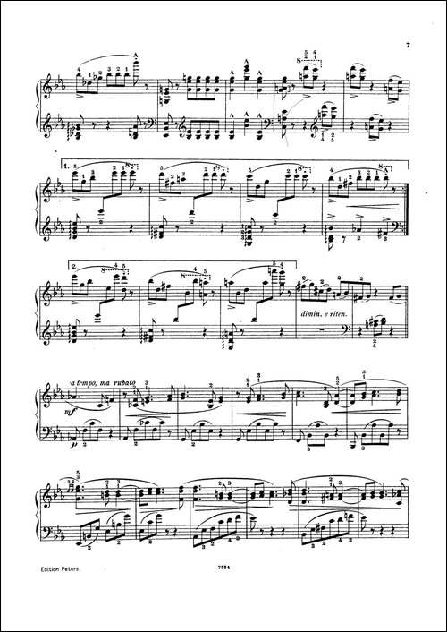 5 Valses Caprices-5首随想圆舞曲·第1集-钢琴谱
