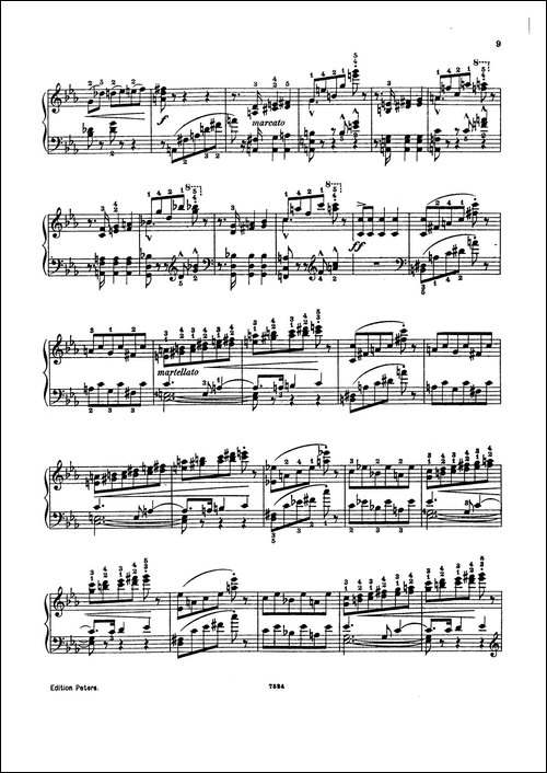 5 Valses Caprices-5首随想圆舞曲·第1集-钢琴谱