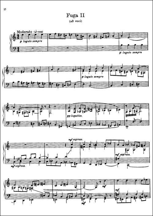 24 Preludes and Fugues Part.1 Op.45-24首前奏曲与赋格·第一部分·2-钢琴谱