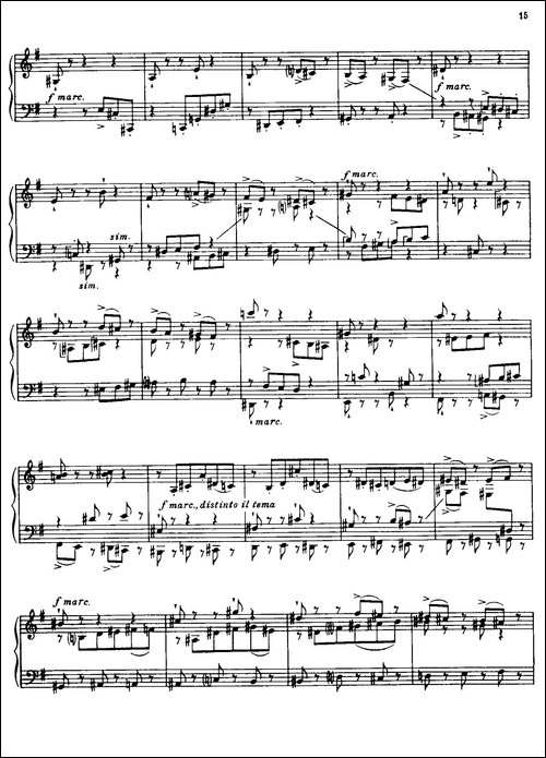 24 Preludes and Fugues Part.1 Op.45-24首前奏曲与赋格·第一部分·3-钢琴谱