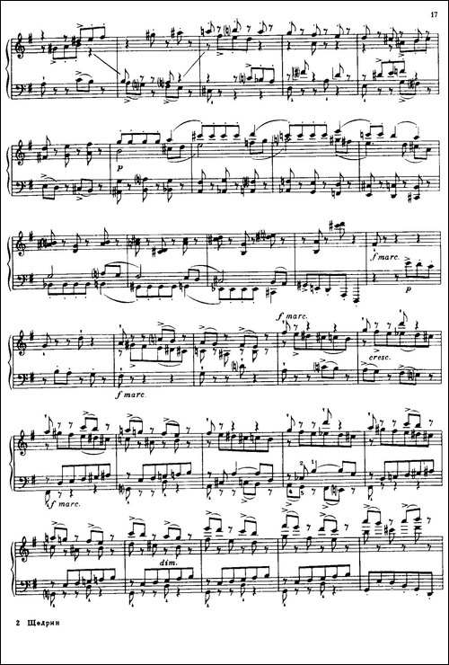 24 Preludes and Fugues Part.1 Op.45-24首前奏曲与赋格·第一部分·3-钢琴谱