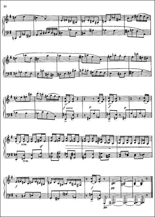 24 Preludes and Fugues Part.1 Op.45-24首前奏曲与赋格·第一部分·4-钢琴谱