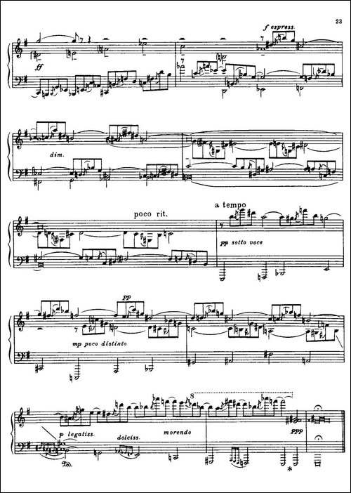 24 Preludes and Fugues Part.1 Op.45-24首前奏曲与赋格·第一部分·4-钢琴谱