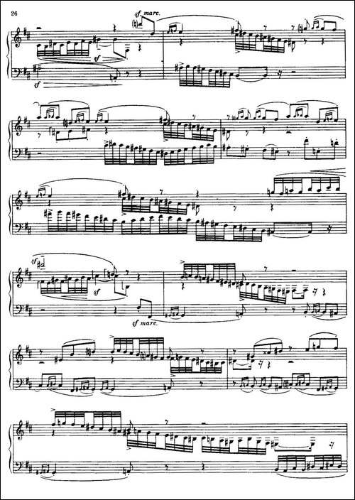 24 Preludes and Fugues Part.1 Op.45-24首前奏曲与赋格·第一部分·5-钢琴谱