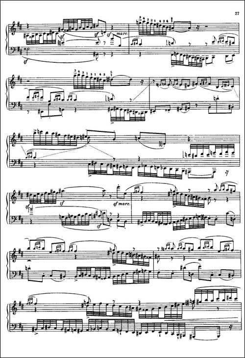 24 Preludes and Fugues Part.1 Op.45-24首前奏曲与赋格·第一部分·5-钢琴谱