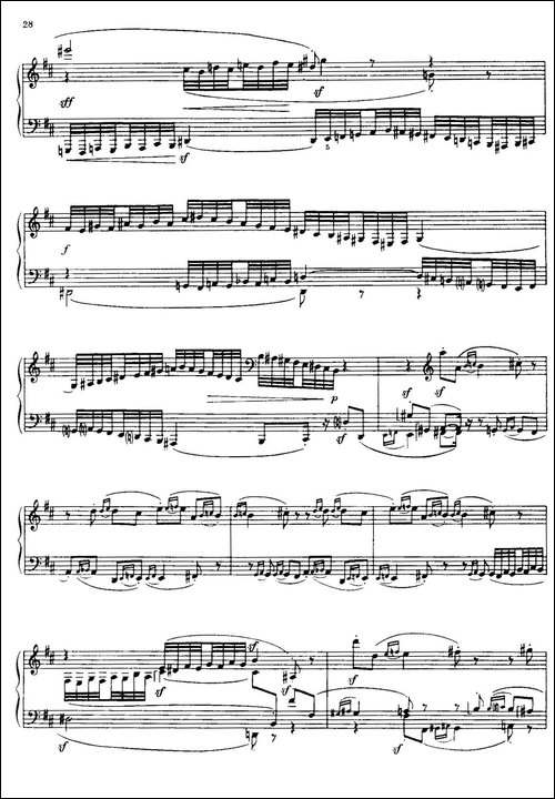 24 Preludes and Fugues Part.1 Op.45-24首前奏曲与赋格·第一部分·5-钢琴谱