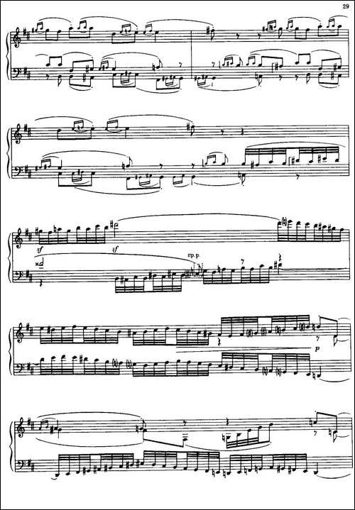 24 Preludes and Fugues Part.1 Op.45-24首前奏曲与赋格·第一部分·5-钢琴谱