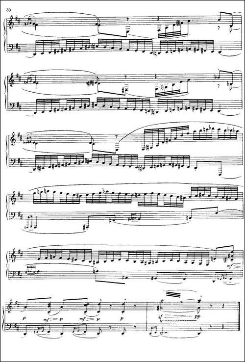 24 Preludes and Fugues Part.1 Op.45-24首前奏曲与赋格·第一部分·5-钢琴谱