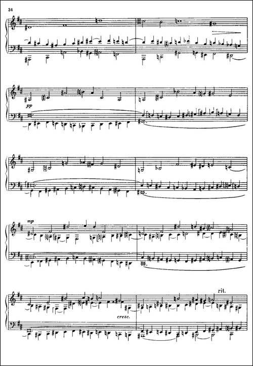 24 Preludes and Fugues Part.1 Op.45-24首前奏曲与赋格·第一部分·6-钢琴谱