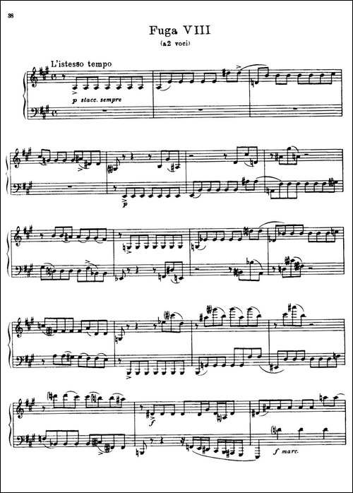24 Preludes and Fugues Part.1 Op.45-24首前奏曲与赋格·第一部分·7-钢琴谱