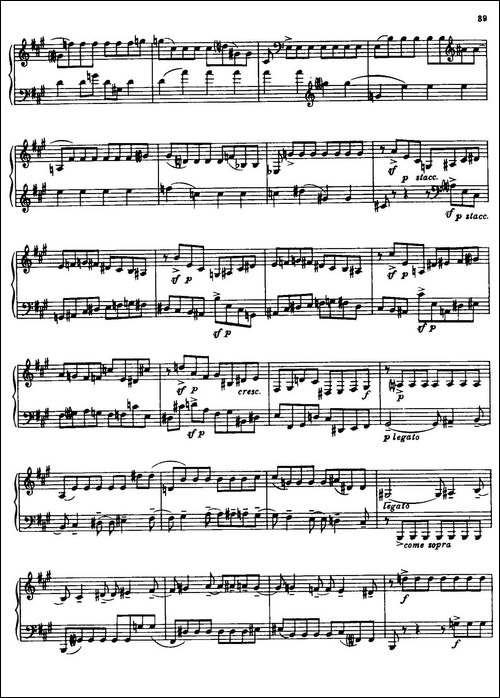 24 Preludes and Fugues Part.1 Op.45-24首前奏曲与赋格·第一部分·7-钢琴谱