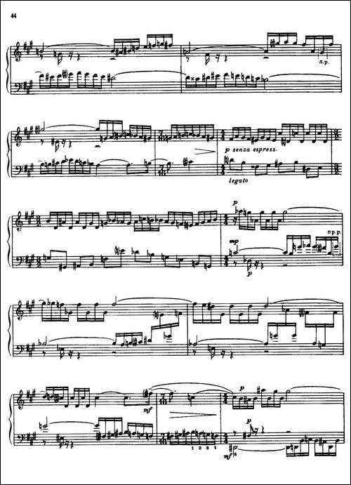 24 Preludes and Fugues Part.1 Op.45-24首前奏曲与赋格·第一部分·8-钢琴谱