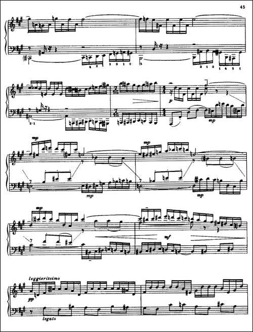 24 Preludes and Fugues Part.1 Op.45-24首前奏曲与赋格·第一部分·8-钢琴谱
