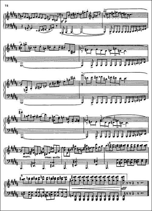 24 Preludes and Fugues Part.1 Op.45-24首前奏曲与赋格·第一部分·12-钢琴谱