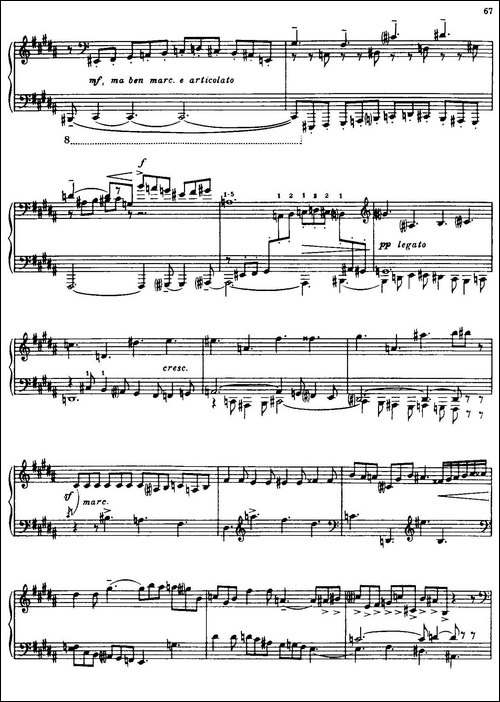 24 Preludes and Fugues Part.1 Op.45-24首前奏曲与赋格·第一部分·12-钢琴谱