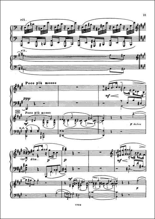 升f小调第一钢琴协奏曲 Op.1-双钢琴版-钢琴谱