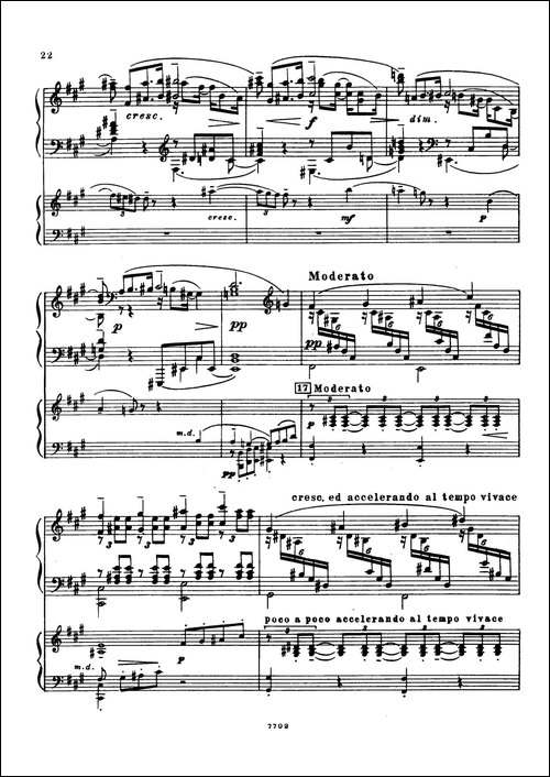 升f小调第一钢琴协奏曲 Op.1-双钢琴版-钢琴谱