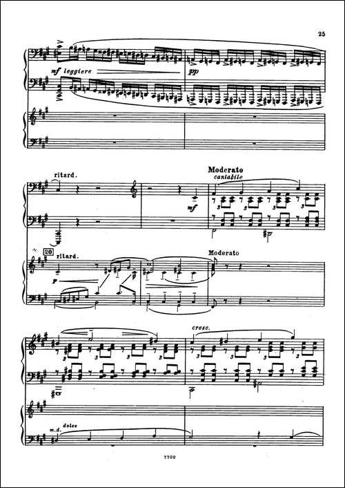升f小调第一钢琴协奏曲 Op.1-双钢琴版-钢琴谱