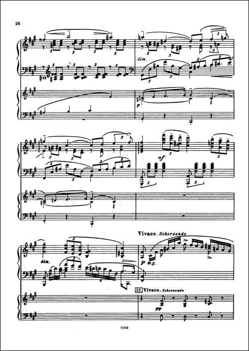 升f小调第一钢琴协奏曲 Op.1-双钢琴版-钢琴谱