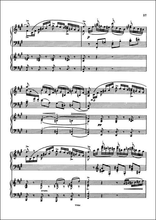 升f小调第一钢琴协奏曲 Op.1-双钢琴版-钢琴谱