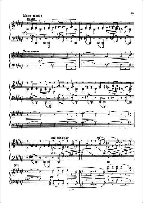 升f小调第一钢琴协奏曲 Op.1-双钢琴版-钢琴谱