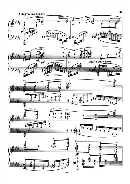 升f小调第一钢琴协奏曲 Op.1-双钢琴版-钢琴谱